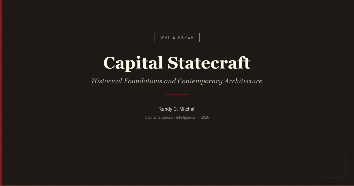 Capital Statecraft